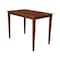 International Concepts Rectangle 30x48 Counter Ht Dining Table, 4 Counter Ht Stools, Espresso, 30 in W, 48 in L, 36 in H K581-3048-S102-4 - alternate 2